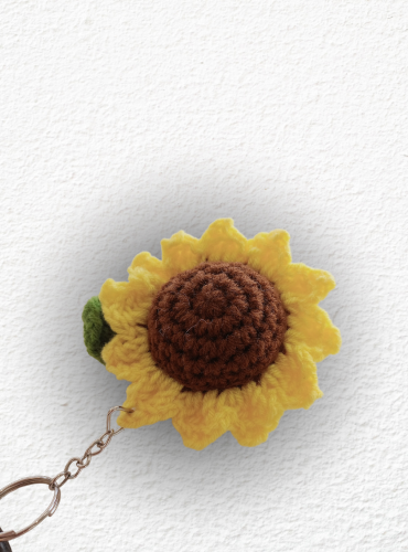 sunflower keychain